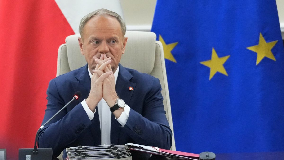 Posiedzenie rz?du
25.03.2025 Warszawa Posiedzenie Rady Ministrow fot. Marysia Zawada/REPORTER
N/z: Donald Tusk
Marysia Zawada/REPORTER