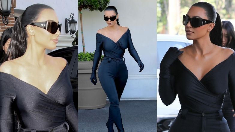 Kim Kardashian paraduje w kostiumie rodem z Gali MET zmierzając do apteki 