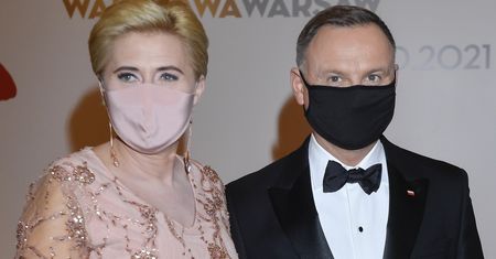 Agata Kornhauser-Duda bryluje na gali. Jej kreacja to strzał w dziesiątkę