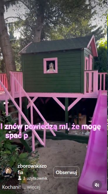 Zofia Zborowska mieszka w komfortowym domu 