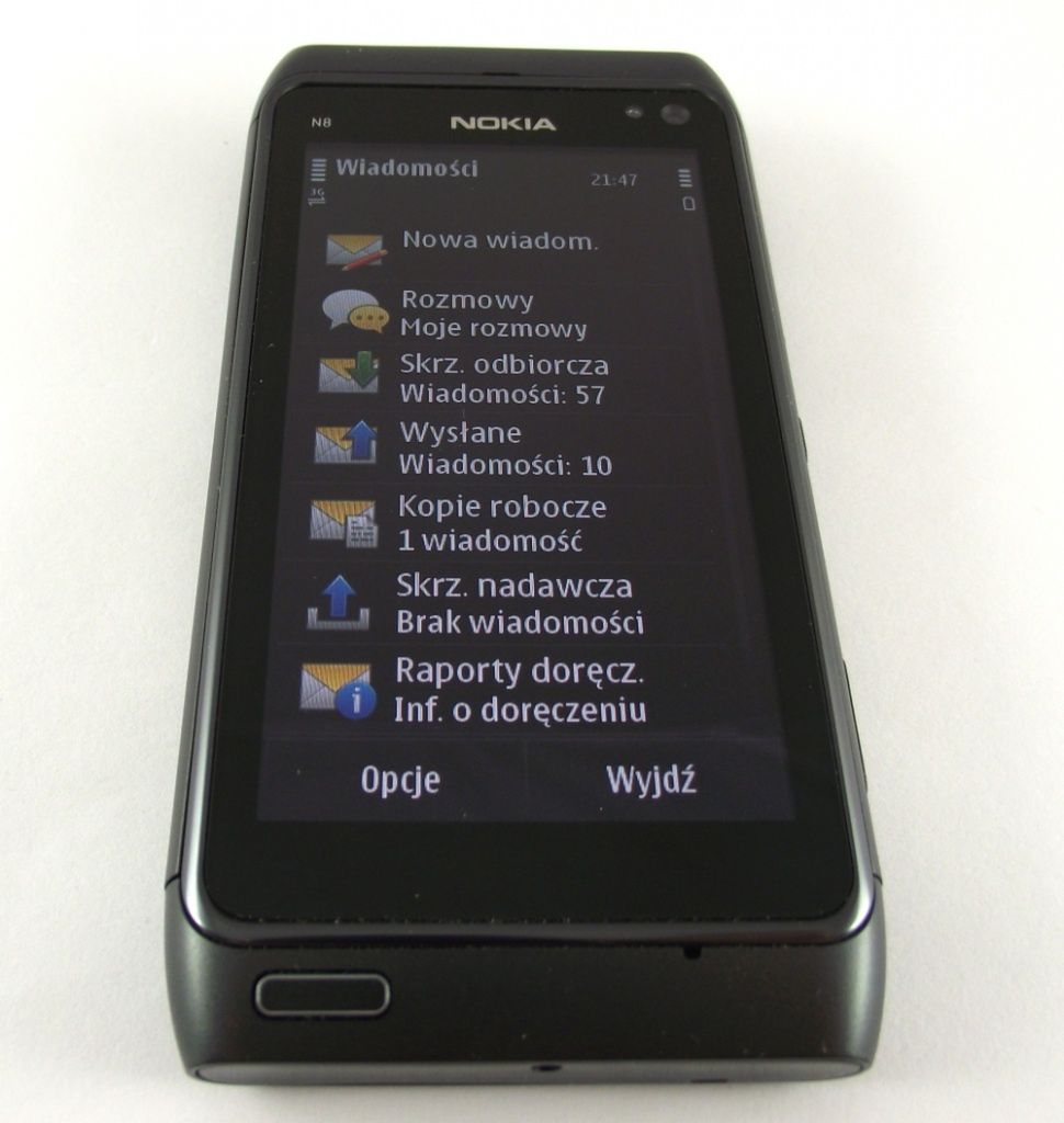 Nokia N8 Wiadomości