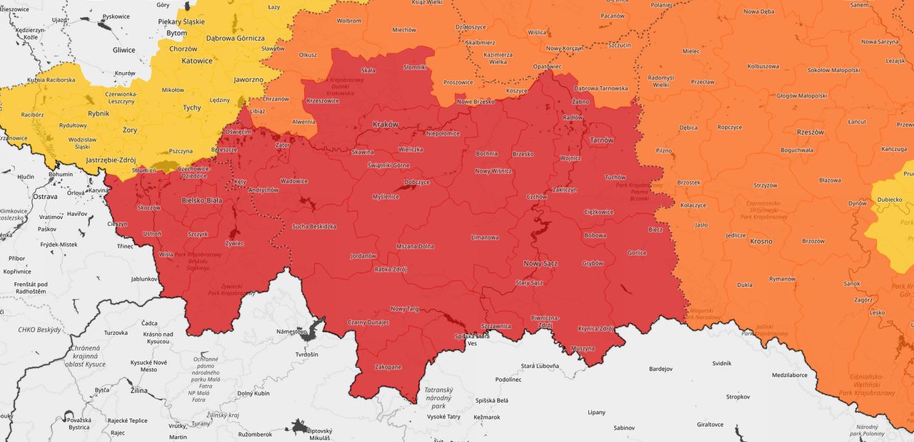 Najwyższy stopień zagrożenia