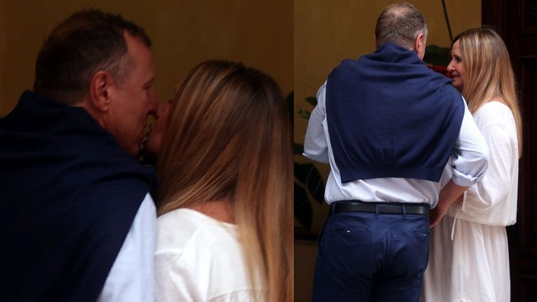Jacek Kurski wraz z żoną Joanną świętują pierwszą rocznicę ślubu kościelnego