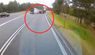 Wpadł w poślizg ciężarówką. Kierowca osobówki nie miał szans