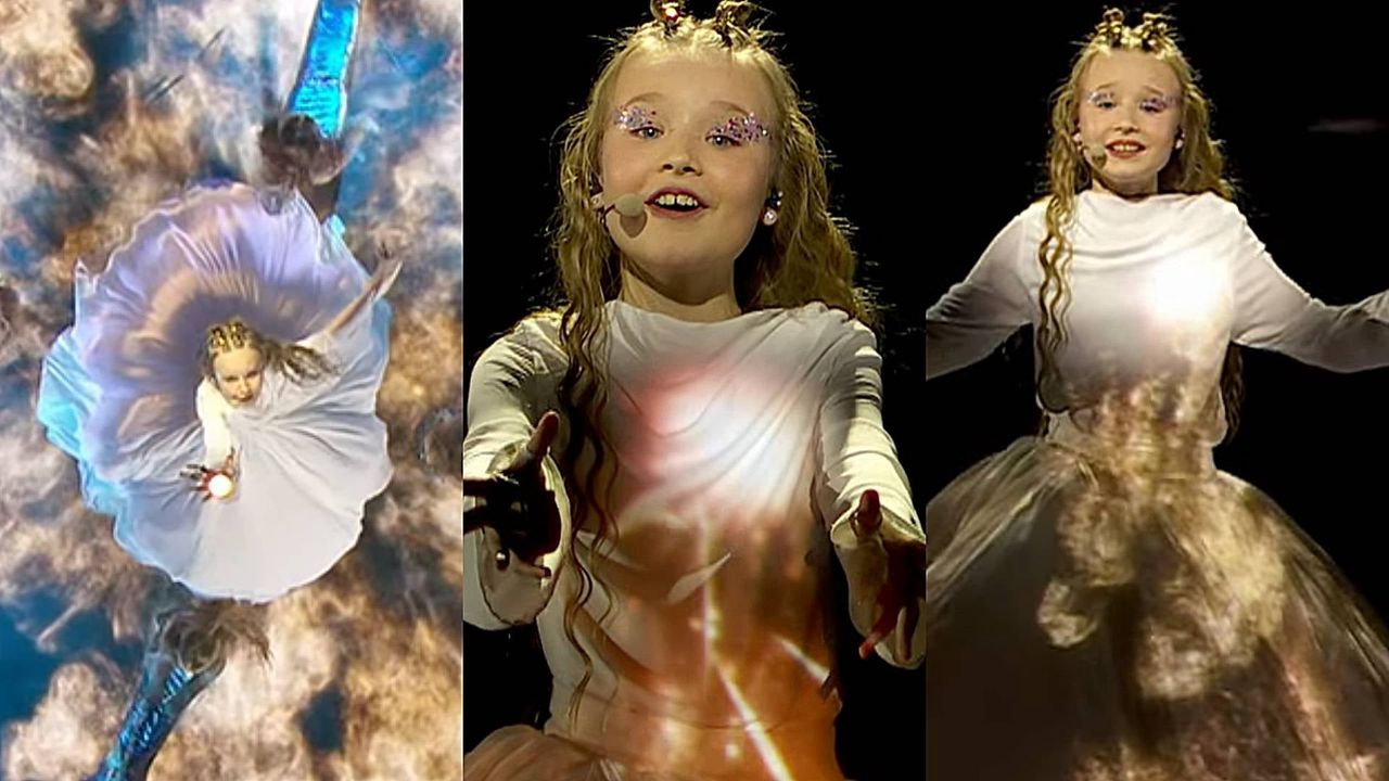 Marianna Kłos podczas Eurowizji Junior 2025 