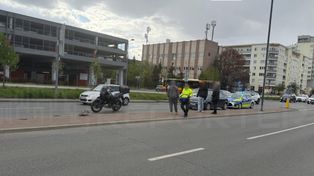 Motocyklista trafił do szpitala po zdarzeniu na Ursynowie