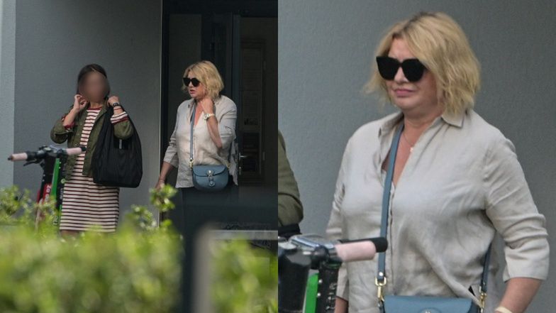 Antek Królikowski odwiedza syna w towarzystwie matki i ciotki