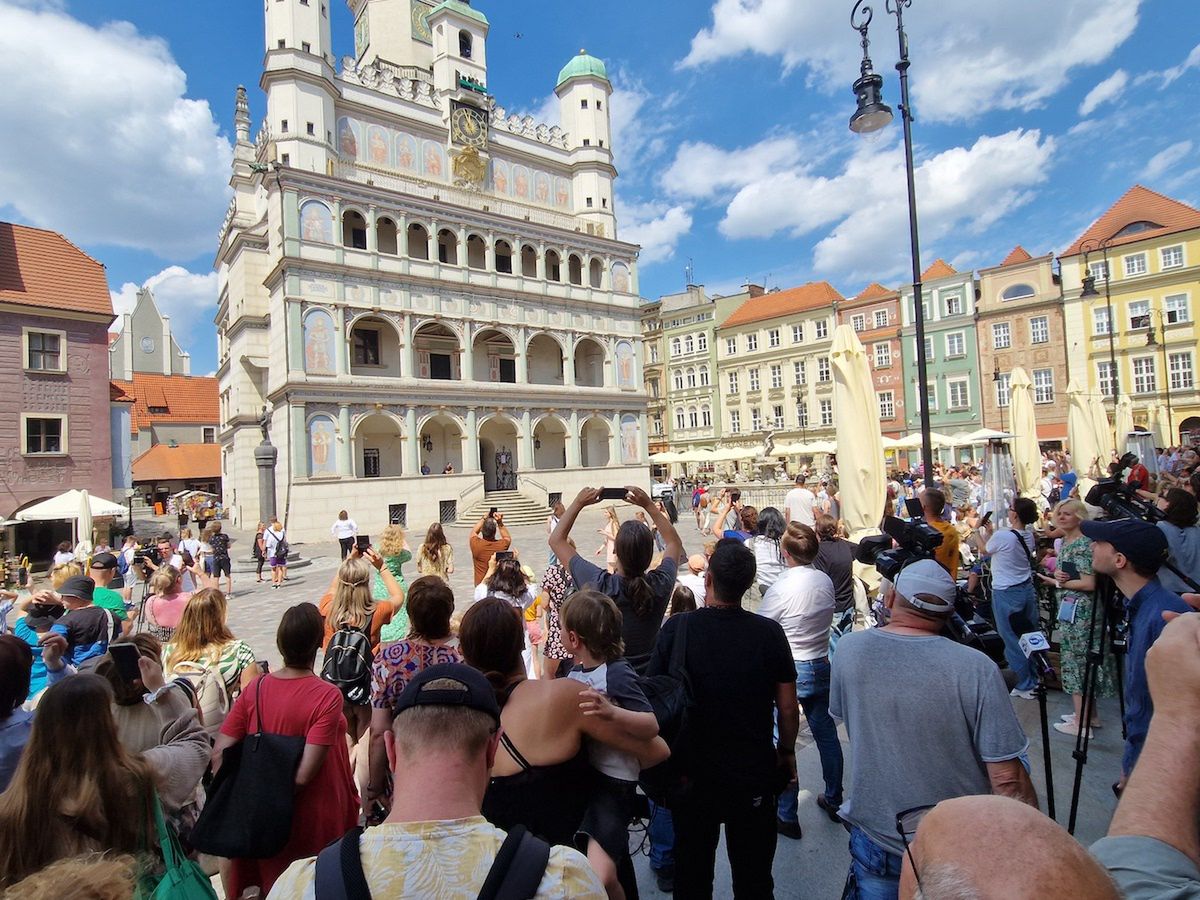 Koziołki nareszcie wróciły na ratuszową wieżę
