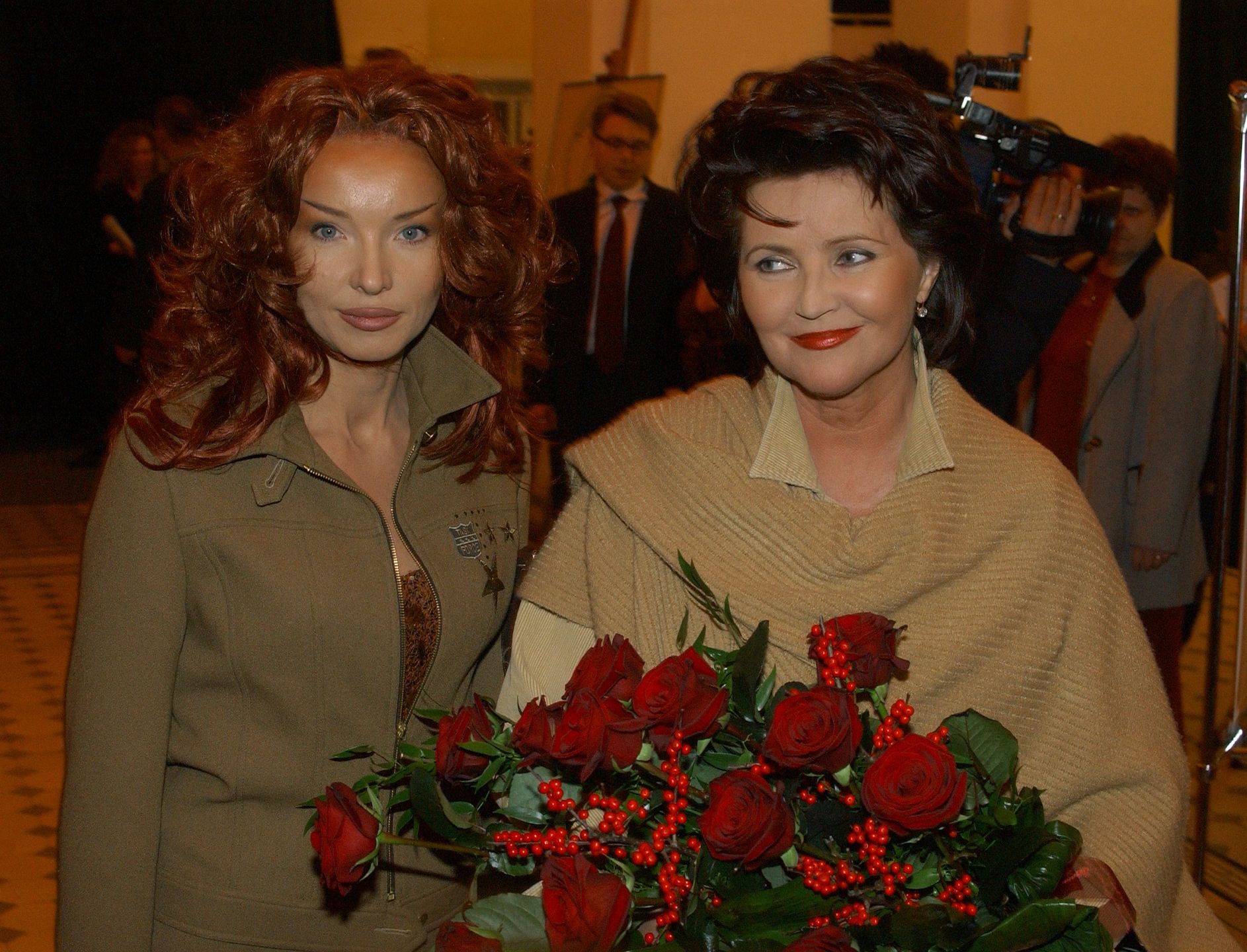 Ewa Minge i Jolanta Kwaśniewska w 2003 roku