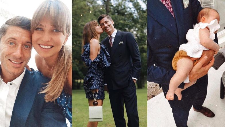 Anna Lewandowska całuje Roberta