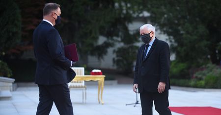 Jarosław Kaczyński i Andrzej Duda. Tak chłodnych relacji nie było od dawna