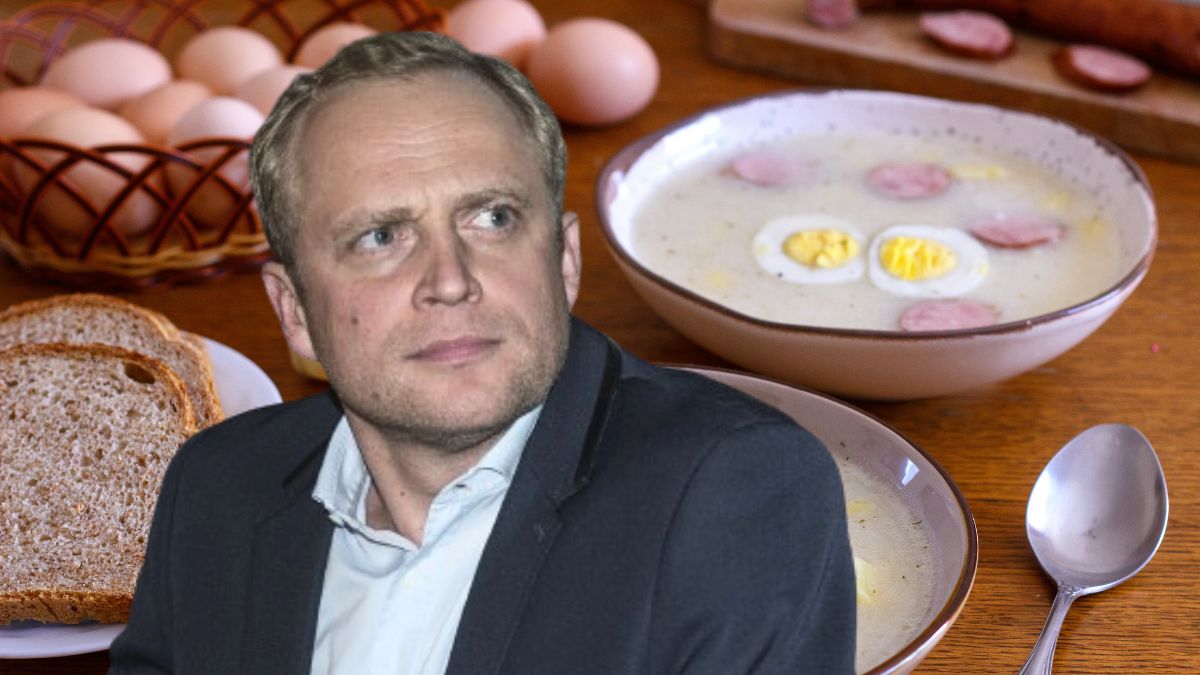 Piotr Adamczyk sprzedaje żur. Cena za jeden słoik jest kosmiczna