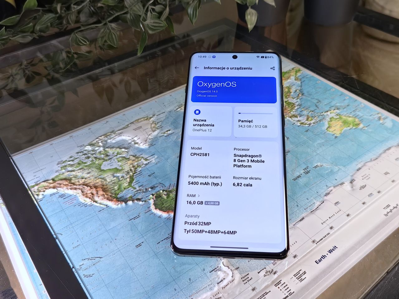 Najważniejsze parametry OnePlus 12 na jednym obrazku. Z miejsca widać, że to prawdziwa bestia!