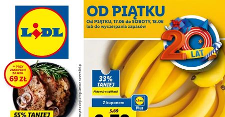 Lidl nowa gazetka 17.06-18.06. Promocje w Lidlu od piątku 17 czerwca