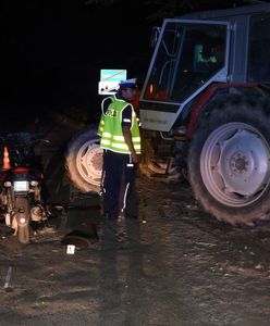 Wjechał skuterem w ciągnik. 75-latek był pijany