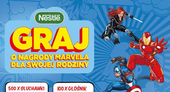 Nagrody Marvela w loterii Nestlé