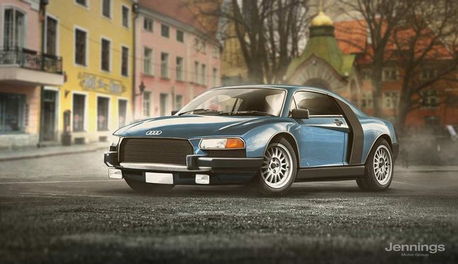 Audi R8 było przełomem. Mocno spokrewniony z Lamborghini Gallardo samochód wyróżniał się w swojej klasie praktycznością. Być może dlatego pierwsza generacja tak mocno straciła na wartości? Dzisiaj na rynku dostępne jest drugie wcielenia auta. Graficy wyobrazili sobie, jak wyglądałoby R8 gdyby powstawało razem z legendarnym modelem Quattro.