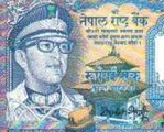 Król Nepalu zniknął z banknotu