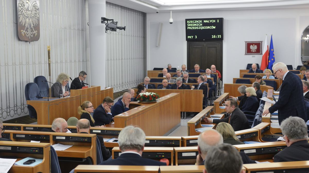 15 lutego 2018 r. Głosowanie w Senacie nad poprawkami do "konstytucji biznesu"