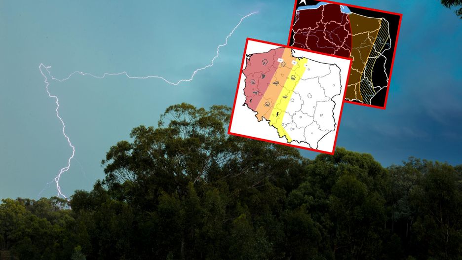 IMGW wydało alerty przed burzami dla całego kraju
