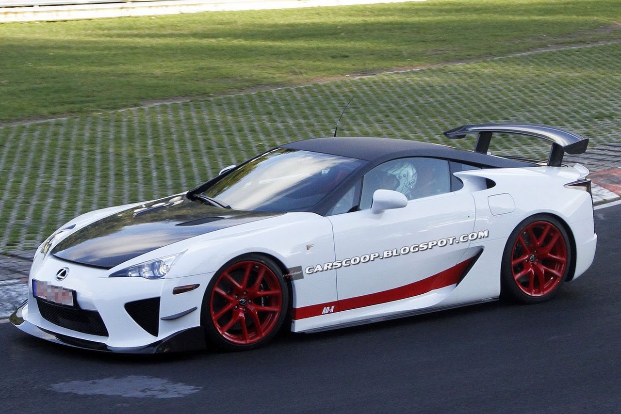 Tajemniczy Lexus LFA testowany na Nürburgring