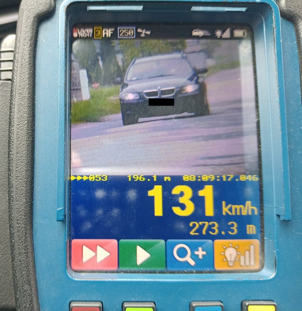 Kontrola drogowa policji