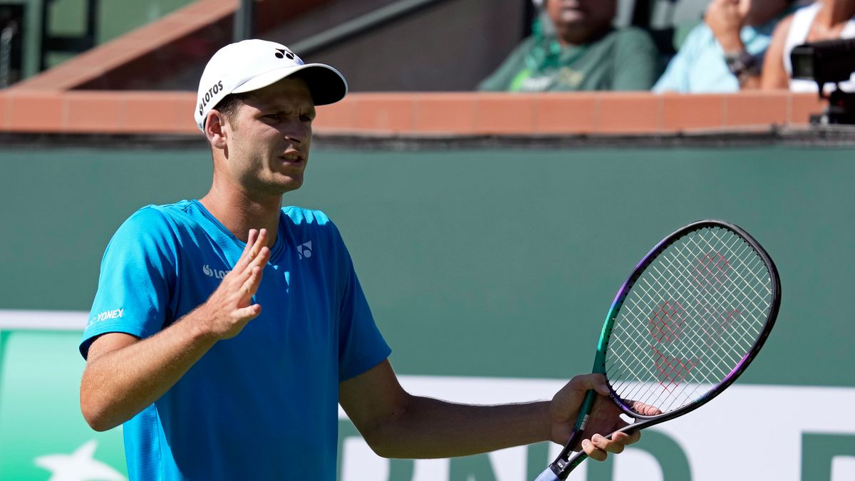 PAP/EPA / RAY ACEVEDO / Na zdjęciu: Hubert Hurkacz