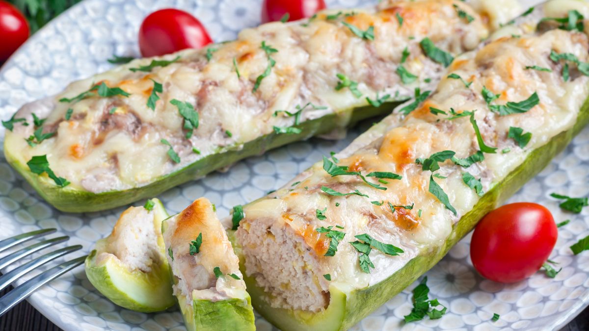 Cukinia nadziewana to dobry pomysł na obiad