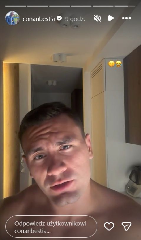 Conan Kaźmierski zachorował