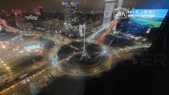 Warszawa: Paraliż komunikacyjny na rondzie Radosława. Zablokowany jest ruch tramwajowy