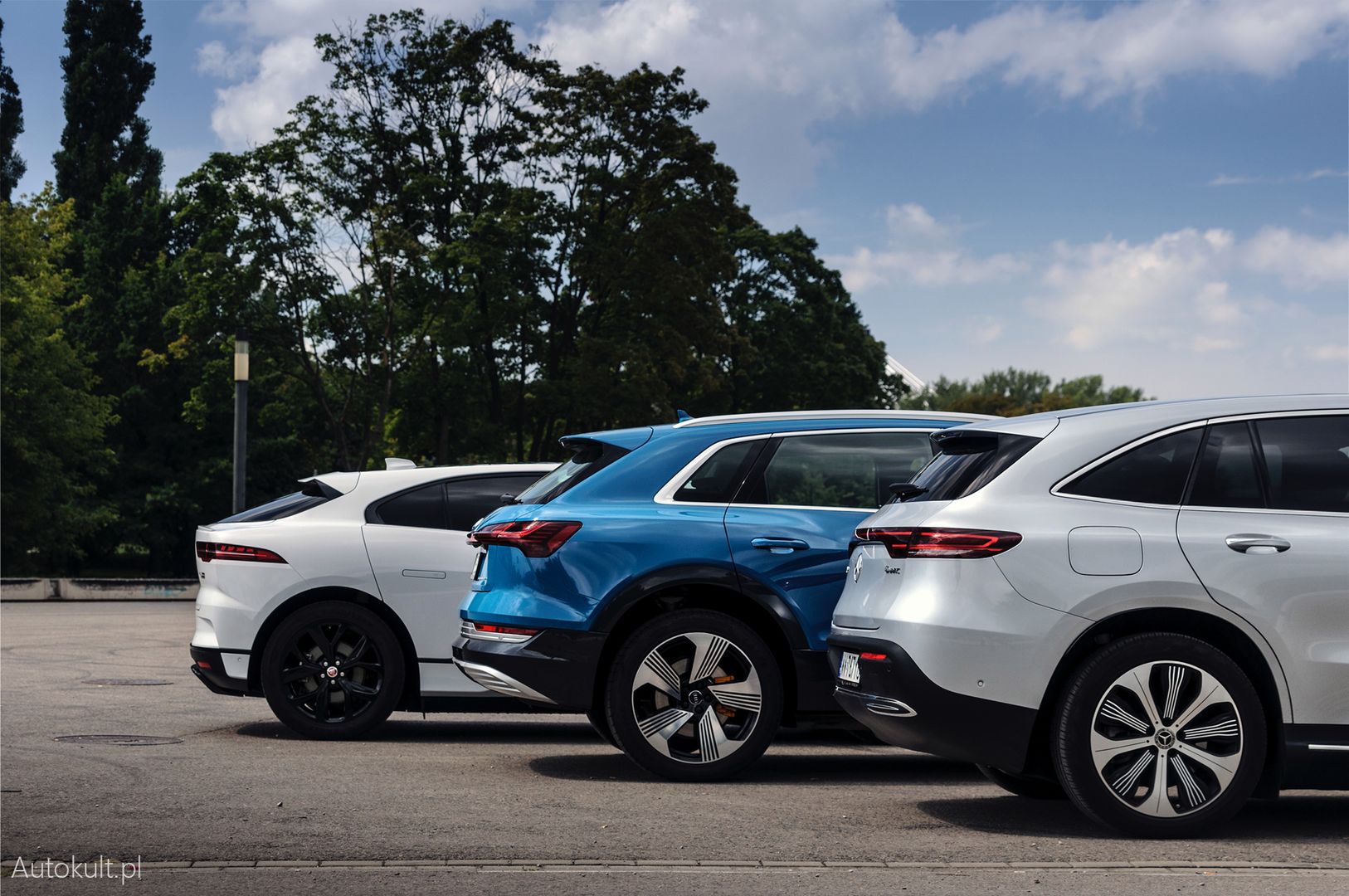 Jaguar I-Pace kontra Mercedes EQC i Audi e-tron: porównanie (fot. Mariusz Zmysłowski)