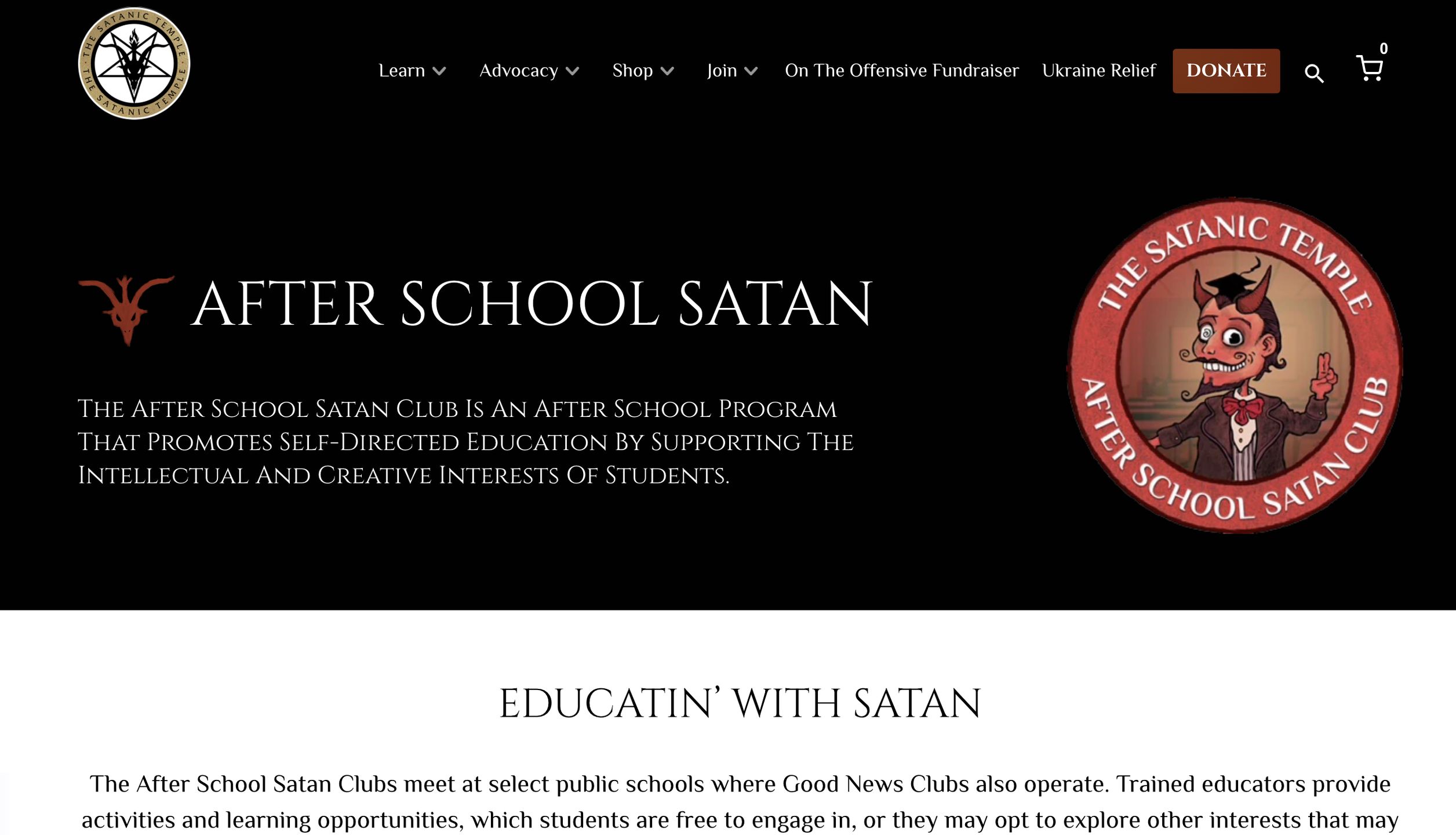 Strona internetowa organizacji zaprasza do zrzeszania się w kółkach i aktywizowanie dzieci i dorosłych 