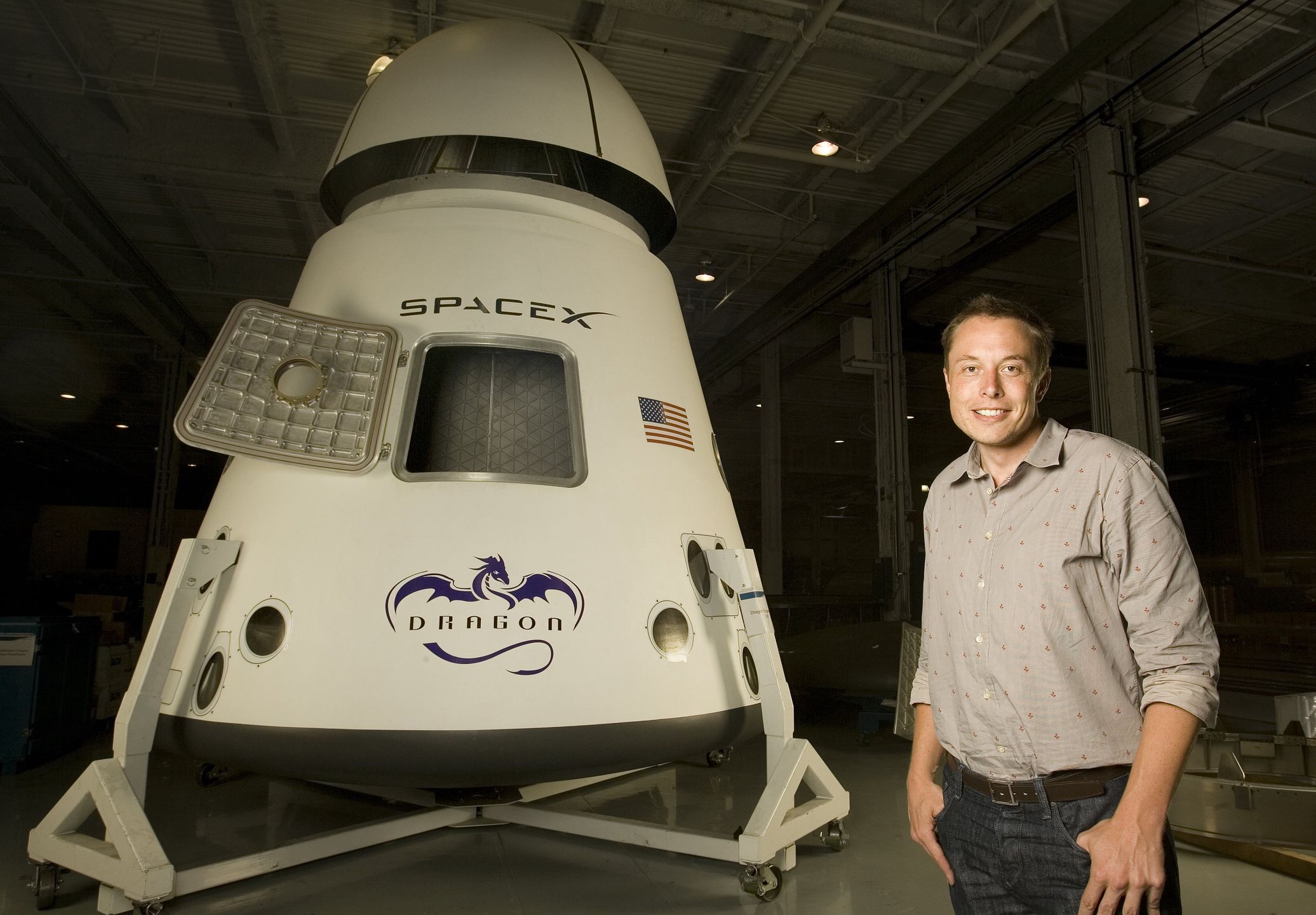 Elon Musk w lipcu 2008 r. 