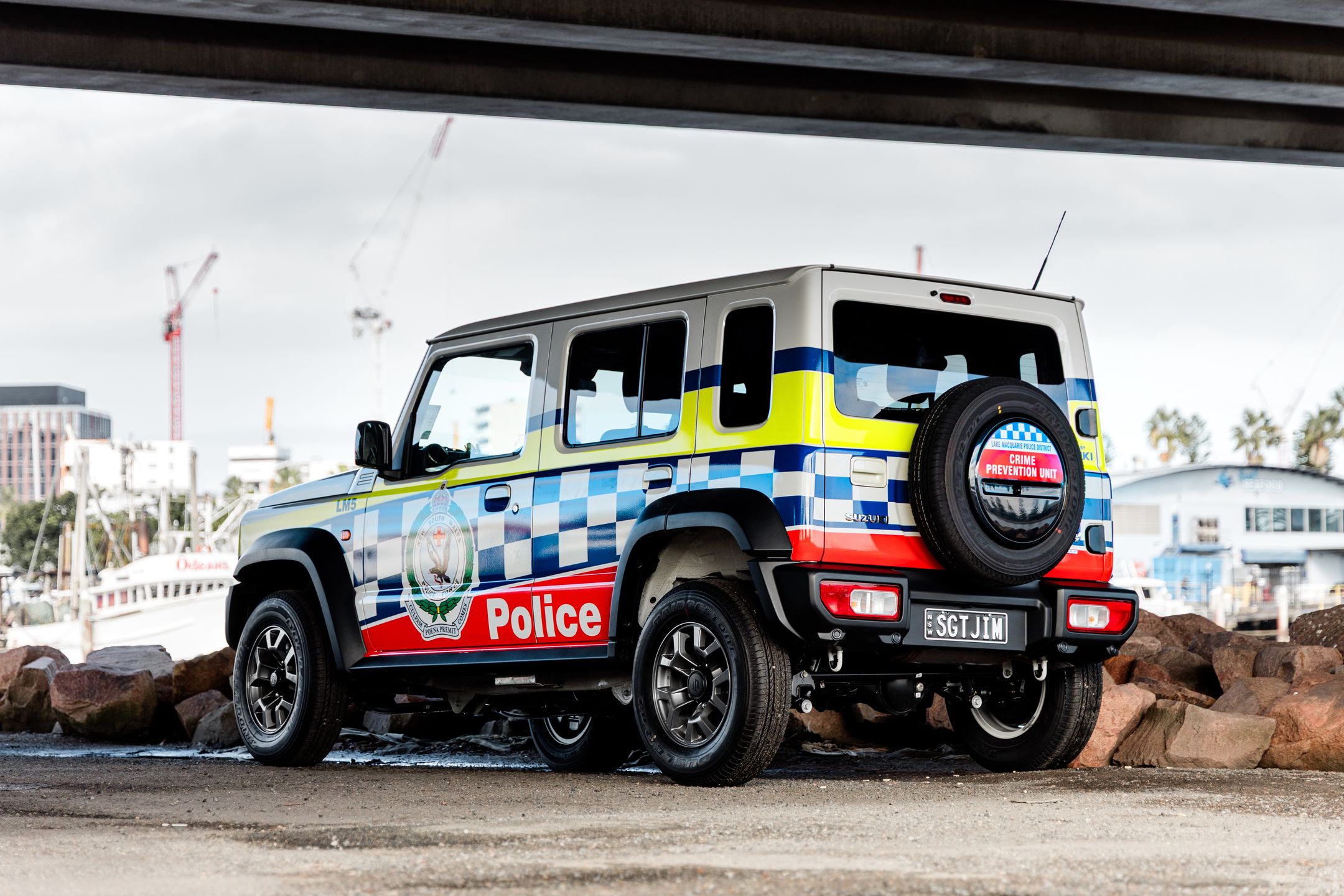 Suzuki Jimny w służbie policji w Lake Macquarie
