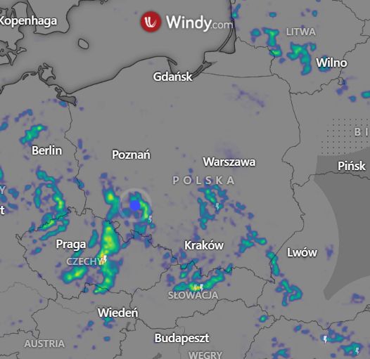 Burze przechodzą m.in. przez Podkarpacie