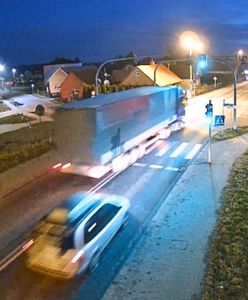 Kierowca ciężarówki przesadził. Niebezpieczny manewr nagrany