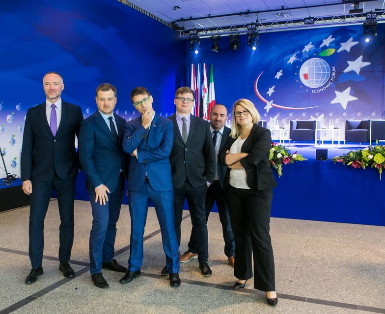 Zespół money.pl gotowa do pracy w Krynicy