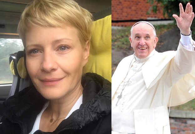 "Matka Boska Kożuchowska" cytuje papieża Franciszka... w pociągu: "Niech żyje Polska"