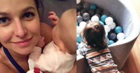 Anna Lewandowska rozczula się nad brudnymi stopami Klary. Fani: "Czyżby to świadczyło o brudzie w domu?"