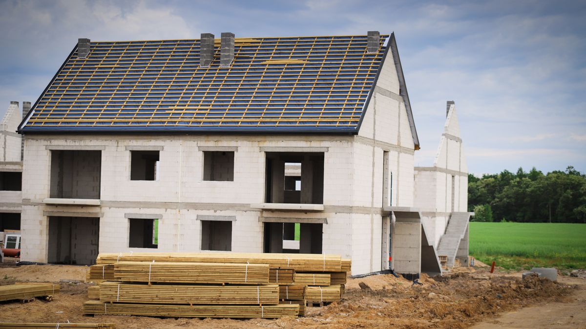 budowa, plac budowy, dom, architektura, budynek, budynki, struktura, szkielet, praca, projekt