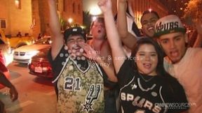 San Antonio oszalało. Kibice Spurs świętują mistrzostwo NBA