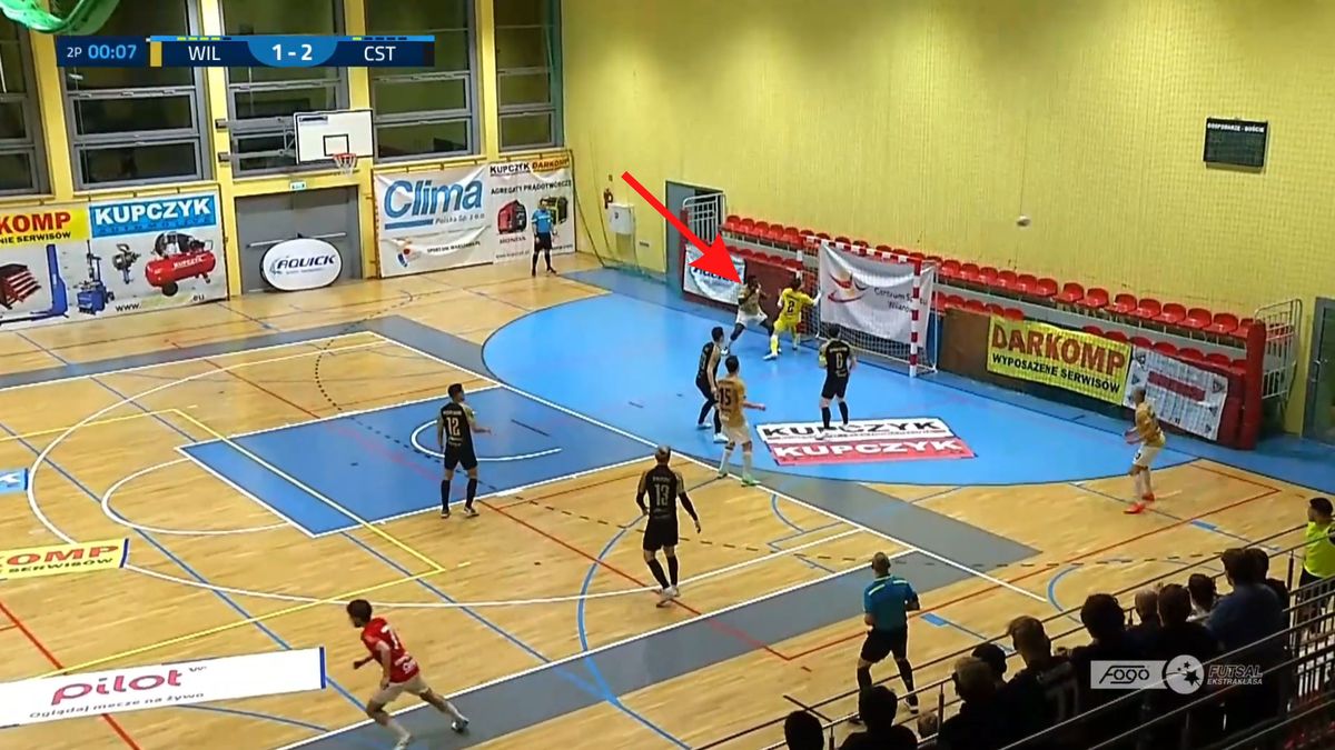 Zdjęcie okładkowe artykułu: YouTube / Futsal Ekstraklasa / Moustapha Diakite przed szansą na wyrwanie remisu