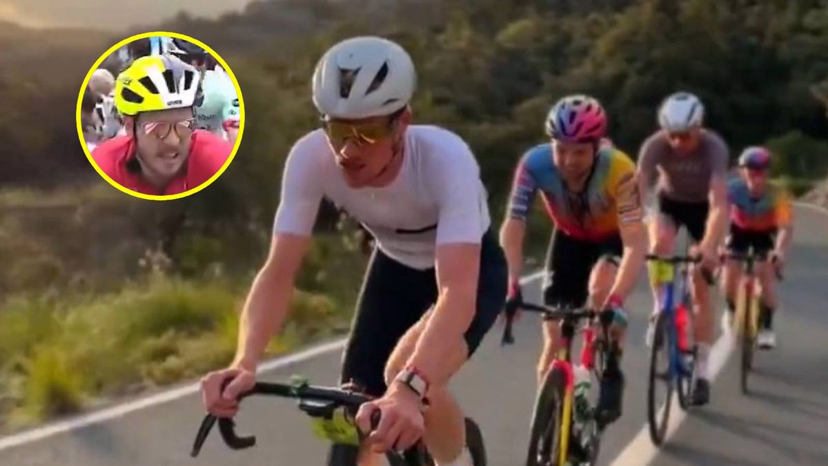Twitter / Mallorca 312 OK Mobility / Intermarche-Wanty / kolarze podczas Mallorca 312 (zdjęcie poglądowe) / Eden Hazard