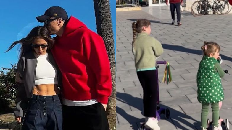 Anna Lewandowska relacjonuje rodzinny spacer. Przez chwilę nieuwagi pokazała TWARZ Klary (FOTO)