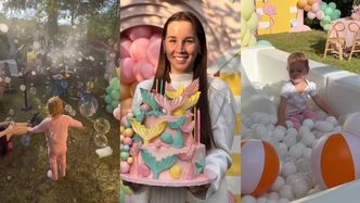Lil Masti HUCZNIE świętuje 2. urodziny córki: mnóstwo atrakcji, bańki mydlane i basen z kulkami