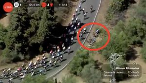 Vuelta a Espana: główny faworyt znów leżał w kraksie. Ależ on ma pecha! (WIDEO)