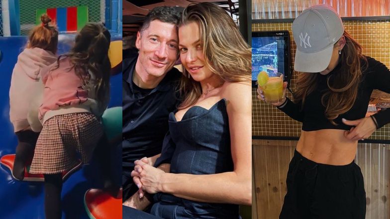 Anna Lewandowska relacjonuje RODZINNY WEEKEND: Sześciopak, słodkości, relaks na plaży i zabawa z dziećmi (ZDJĘCIA)