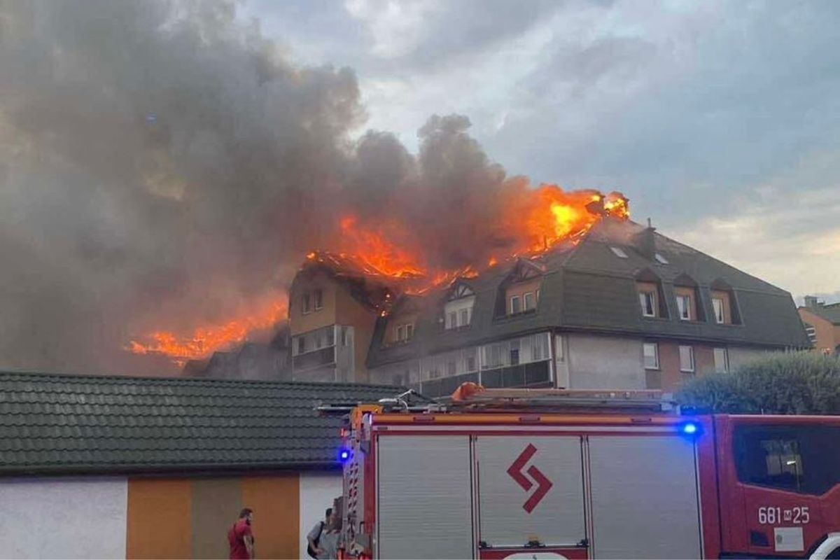Śledztwo w sprawie pożaru w Ząbkach: Prokuratura apeluje o nagra