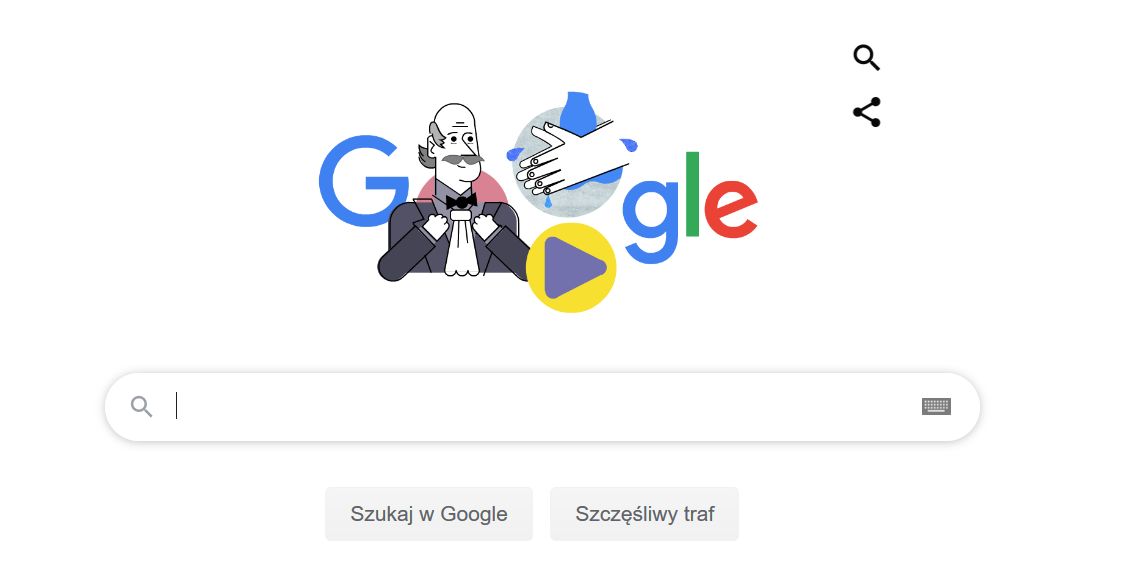 Ignaz Semmelweis w Google Doodle
