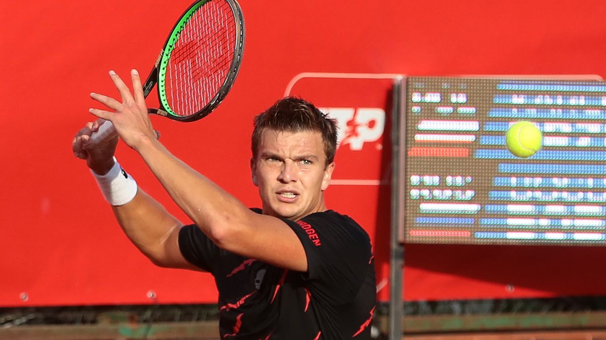 Materiały prasowe / Andrzej Szkocki / Pekao Szczecin Open / Na zdjęciu: Karol Drzewiecki